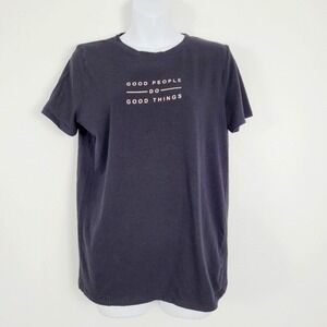 Hudson Gray Graphic Print Inspirational Good People Do Good Things‎ T Shirt